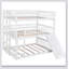 Full-Over-Full-Over-Full Triple Bed With Built-In Ladder And Slide , Triple Bunk Bed With Guardrails-1151684245