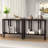 36.2" Bamboo Narrow Console Table Sofa Table-1721734836