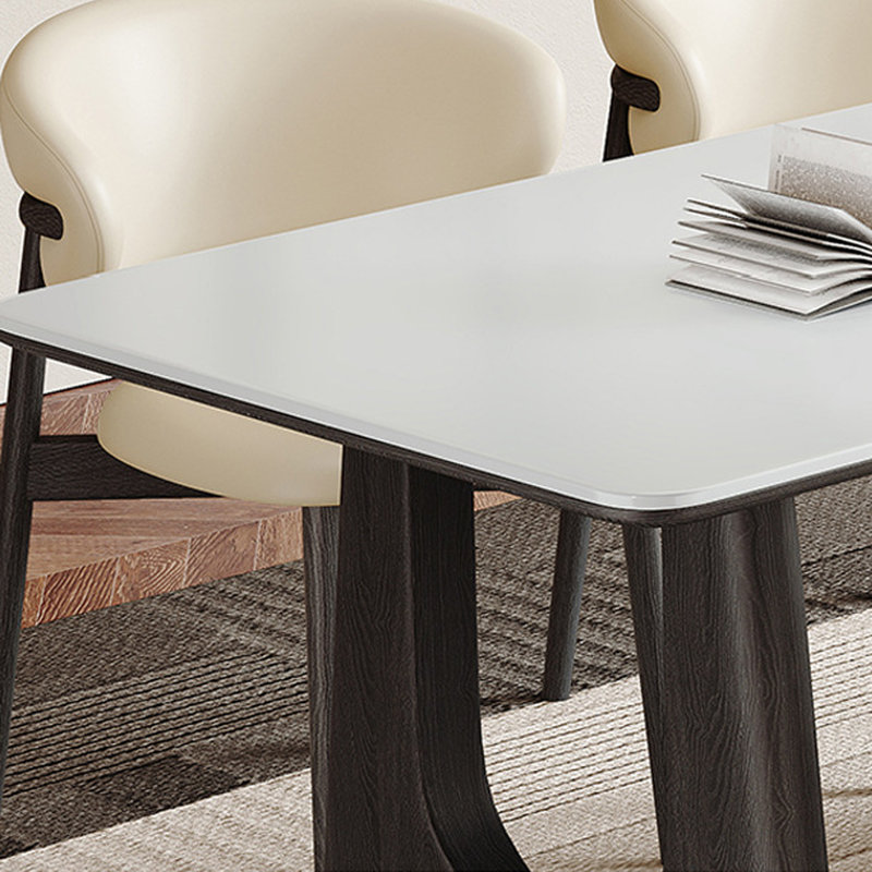 Table de salle à manger française rétro, 5 pièces: table, 4 chaises, H 29,53 po x L 62,99 po x l 31,5 po