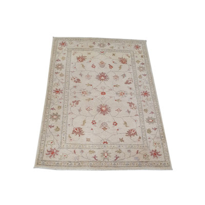 Davey Hand Knotted 3x5 Ivory Rug
