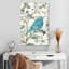 Teal Bluebird Silhouette III-108751940