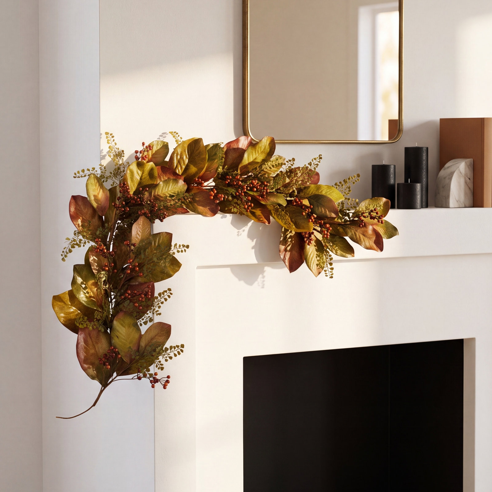 72" Berry Thanksgiving Garland
