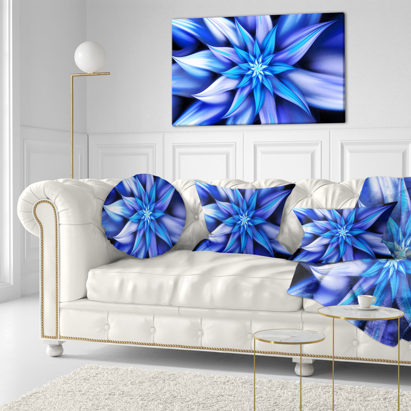 « danse blue pétales », impression sur toile, H 20 po x l 40 po x P 1po