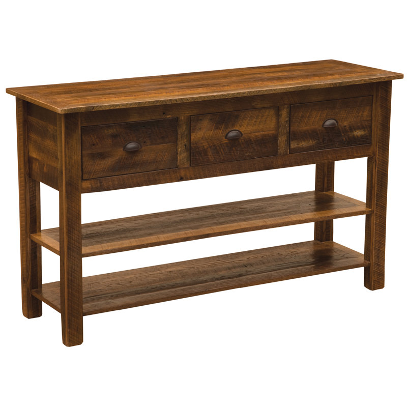 Console à trois tiroirs Fireside Lodge Barnwood
