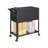 29.34'' H x 24.8'' W 1 Book Cart with Wheels