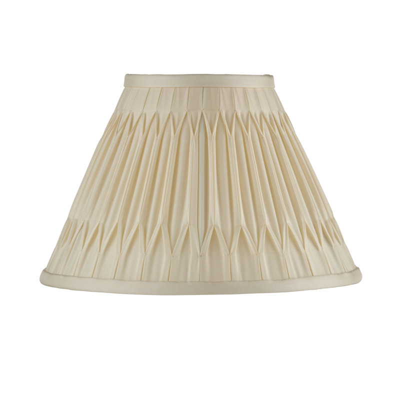 25.5cm Silk Empire Lamp Shade, Ivory