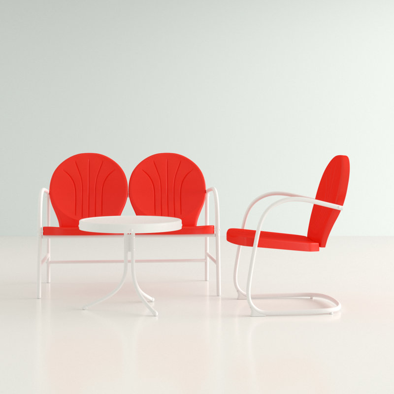 Burley Lounge Seating Group, Red