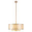 Lustre cylindrique 24 lumières 6 pouces Capiz-382826765