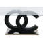 Table basse à dessus en verre