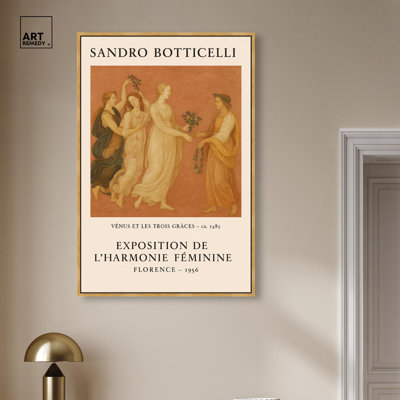 «Exposition of Feminine», affiche d'art rétro sur toile par Art Remedy