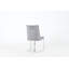 Velvet Upholstered Cantilever Chair in Mink-67099396