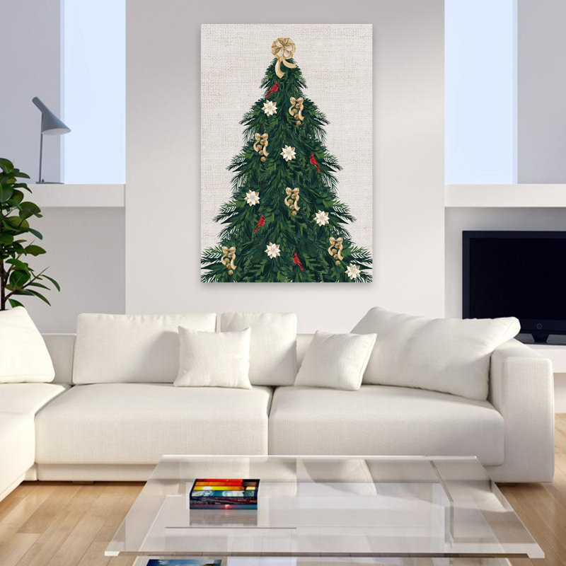 «Evergreen Christmas II - Baies», H 48 po x l 32 po