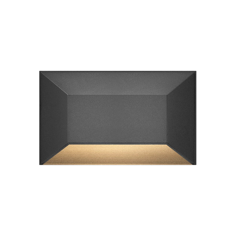 Hinkley Nuvi Rectangular Deck Sconce, Black