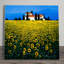 S.THOMS Coastal Plants & Flowers Wall Decor on Ceramic