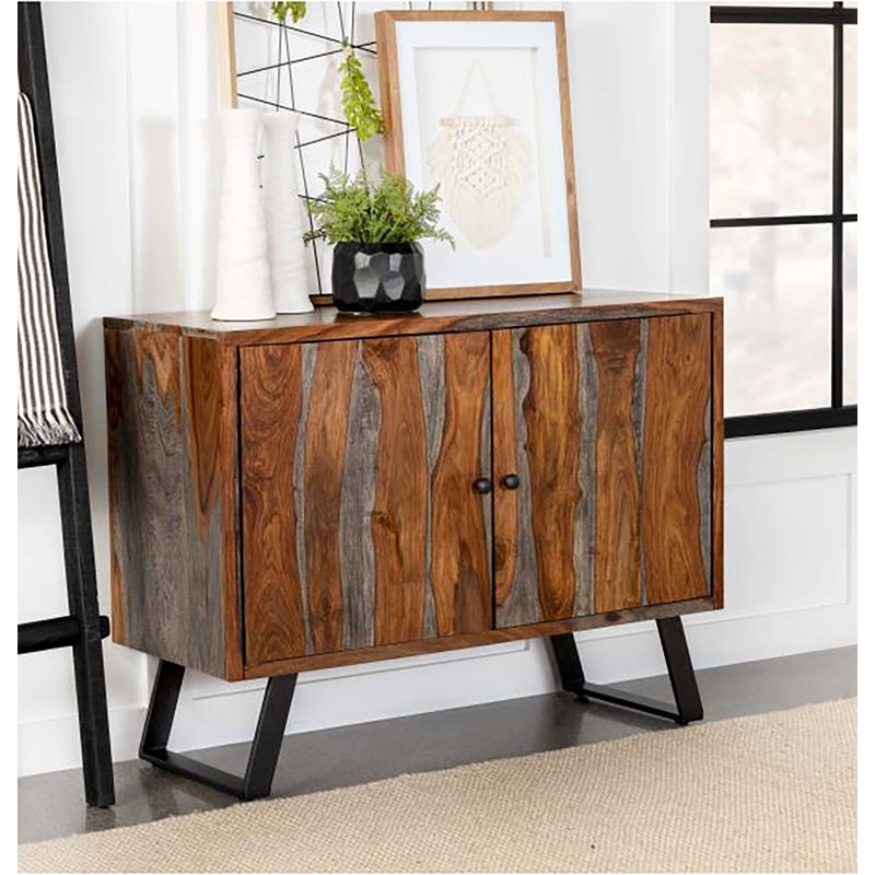 Armoire d'appoint Kyante Sheesham Grey