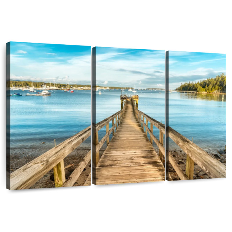Aletra Southwest Harbor Pier, 24" H x 38" W