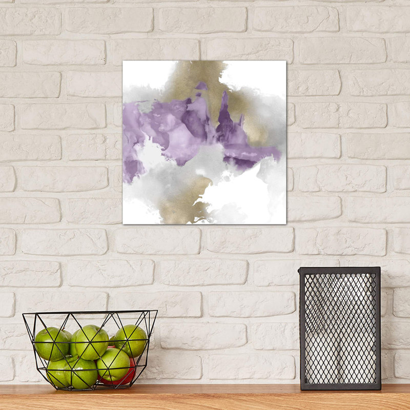 Derive in Amethyst II 1 Piece Floater Frame Wall Art on Canvas, 45.72 cm H x 45.72 cm W x 1.91 cm D, No Frame
