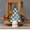 Christmas Tree and Snowflakes Decorative Accent