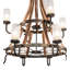 Rustic Lodge 12 - Light Chandelier