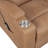 Macklin Camel Upholstered Power Lift Massage Recliner-516403006