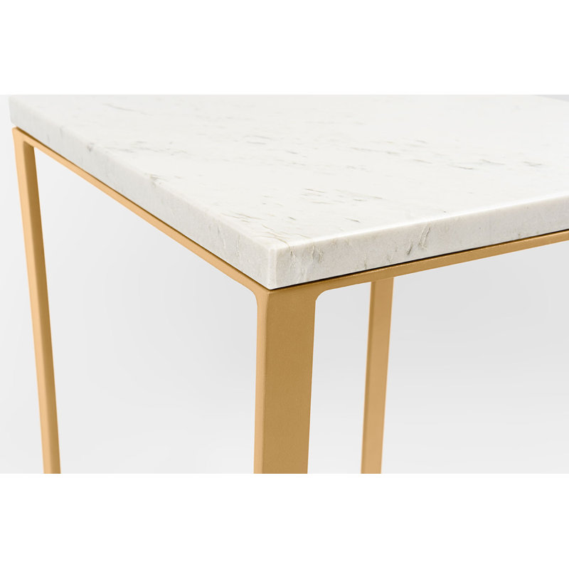 Abdul-Raqib Frame End Table, Gold