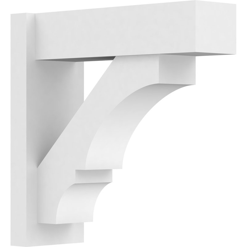 Balboa Architectural Grade PVC Outlooker with Block Ends, 7" W, 20" H x 20" D