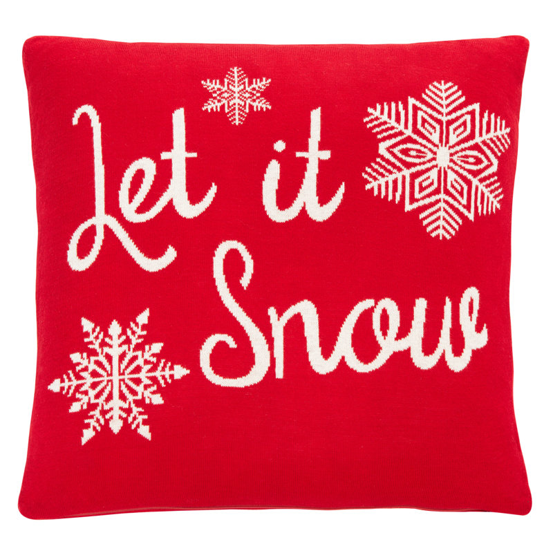 Cotton Reversible Throw Pillow