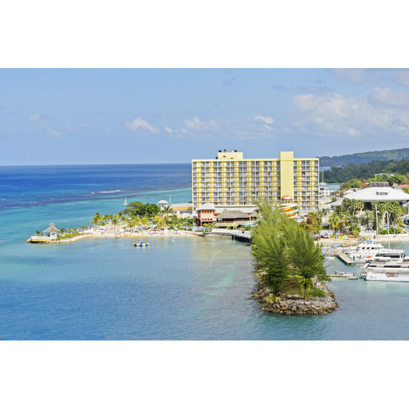 Ocho Rios Jamaïque par Wdstock, H 32 po x l 48 po