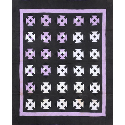 Antique Quilt American Knotted Rug