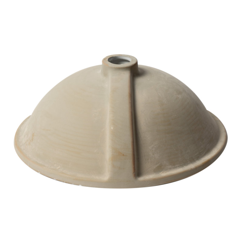 White Ceramic Round Undermount Bathroom Sink with Overflow