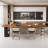 Brown Rectangular Solid Wood  desk-6513934