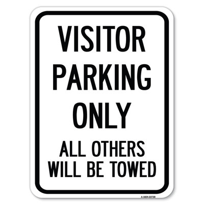 Visitor Parking Only, All Others Will Be Towed/22730