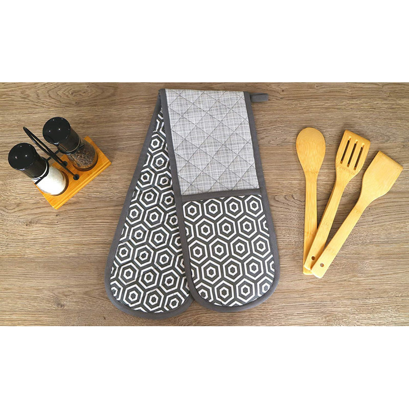 Clay Roberts Geometric Cotton Oven Mitt