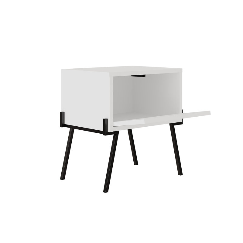 Cureton Dabbs Nightstand, White