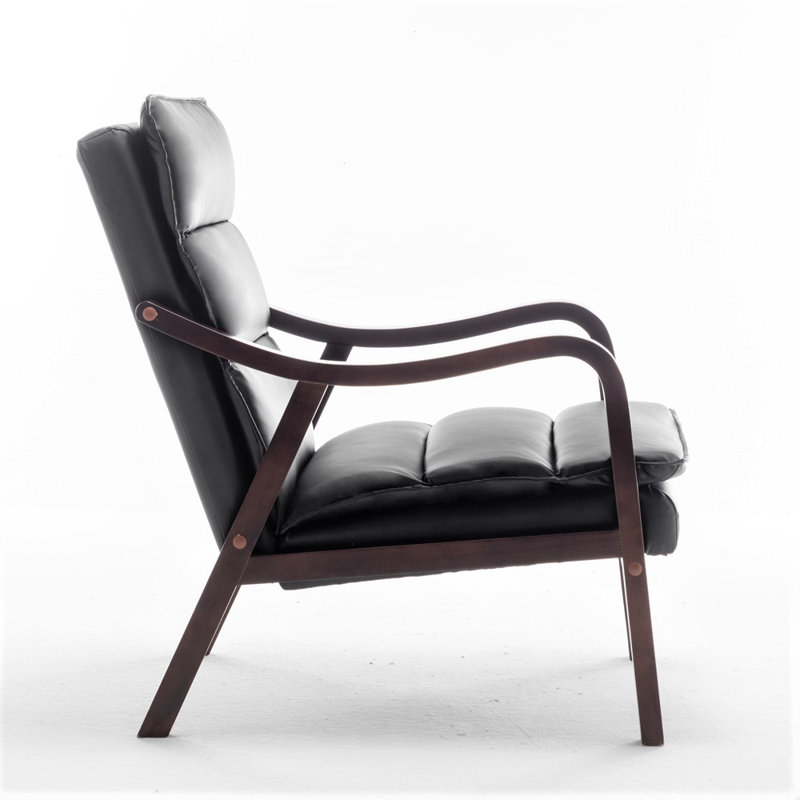 Faux Leather Armchair