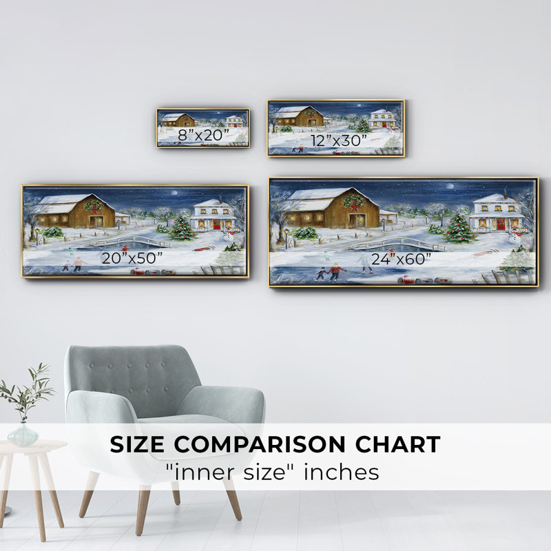 Winter Wonderland- Framed Canvas