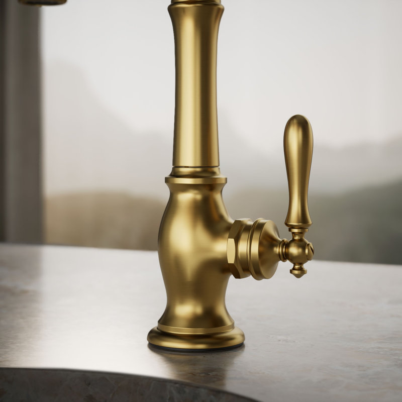 Artifacts® Bar Faucet, Vibrant Brushed Moderne Brass