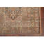 Tapis brun en laine noué à la main de conception unique 4 pi 7 po x 6 pi 5 po Lucill