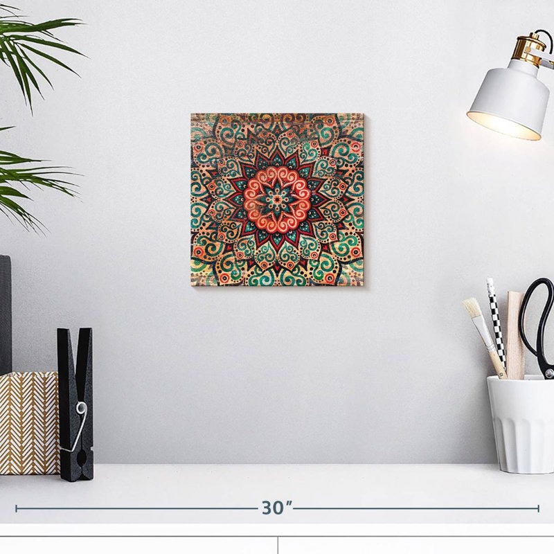 Kerner Arabesque Mandala, 10" H x 10" W