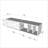 Modern TV Stand with Geometric Design, Anthracite & White, 55.1 x 11.6 x 11.6 inches | 100% Melamine Coated Particle Board, Thickness: 0.7 inches | Stylish & Functional for Living Room & Entertainment Spaces