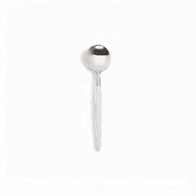 Paradiso White And Silver Silverware Set
