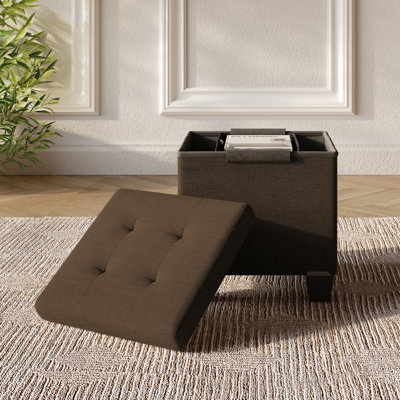 Vérrant Fabric Storage Ottoman Bench
