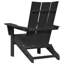 Chaises Adirondack pliables Vidaxl 2 pièces en PEHD 29,3 x 31,7 x 35,4 po