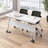 Bush Business Furniture Envision 60W Folding Training Table With Powered Grommets And 2 Chairs-105356678-105356679