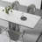 Light luxury high-end rectangular dining table set-103026864