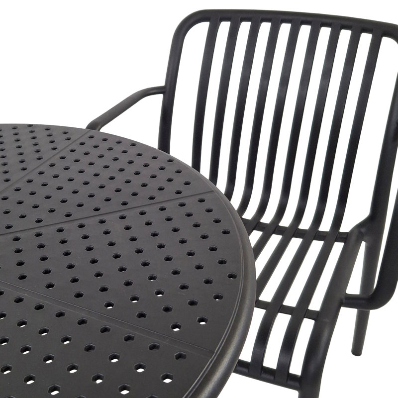 2 - Person Dining Set, Black