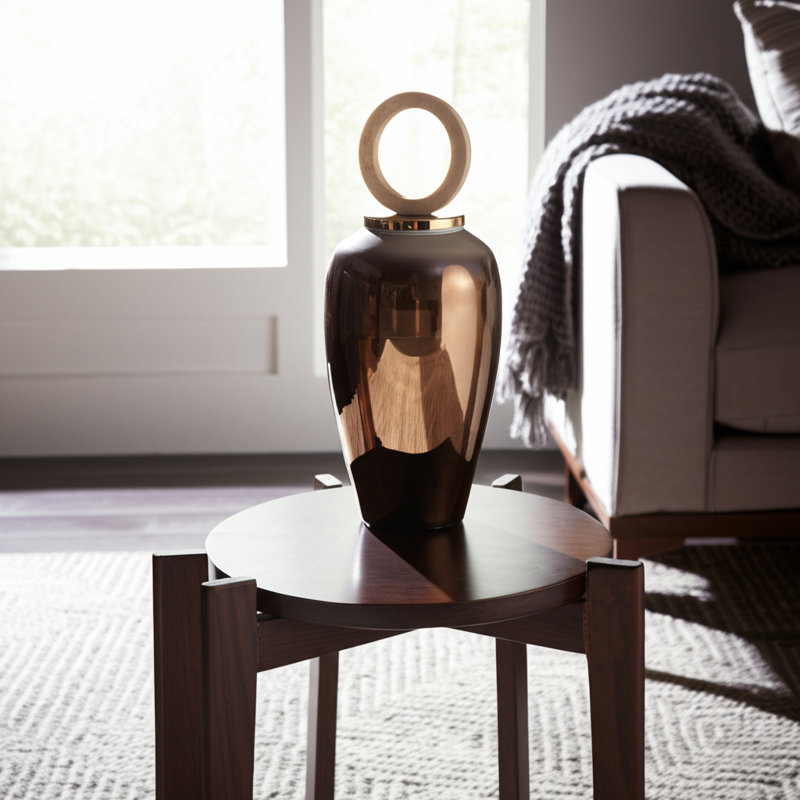 Callisto Handmade Glass Table Vase, 28" H x 11" W x 11" D