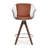 Zebra Pyramid Swivel Counter & Bar Stool-100260014-100260027-100267039