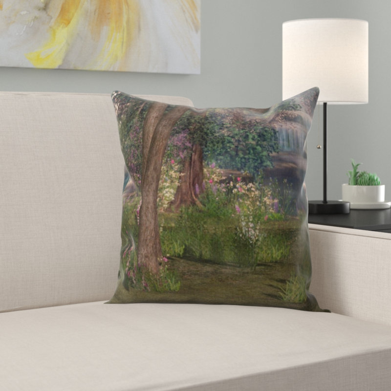 Microsuede Throw Pillow