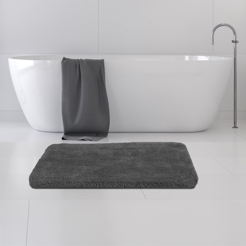 Tapis pour salle de bain Peace Peace, Gris foncé
